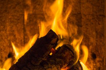 fireplace fire flame burn firewood cozy winter fossil energy - Stock Photo or Stock Video of rcfotostock | RC-Photo-Stock