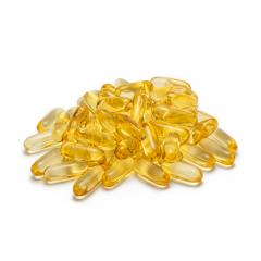 Fish oil supplement capsule source of omega 3 isolated on white background- Stock Photo or Stock Video of rcfotostock | RC-Photo-Stock