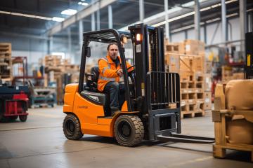 Forklift operator working in a warehouse
 : Stock Photo or Stock Video Download rcfotostock photos, images and assets rcfotostock | RC Photo Stock.: