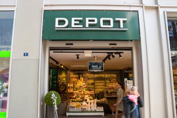 FRANKFURT, GERMANY MARCH, 2017: DEPOT Decoration Store. DEPOT is a German store for Decoration and home accessories, based in Niedernberg, Germany.- Stock Photo or Stock Video of rcfotostock | RC Photo Stock
