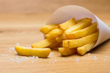 French fries bag with salt- Stock Photo or Stock Video of rcfotostock | RC-Photo-Stock