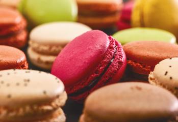 Fresh bright colored Macarons- Stock Photo or Stock Video of rcfotostock | RC Photo Stock
