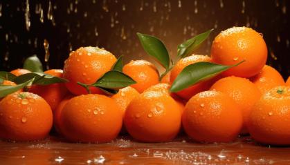 Fresh oranges with water droplets and green leaves against a dark backdrop.- Stock Photo or Stock Video of rcfotostock | RC Photo Stock