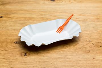 fries shell with plastic fork- Stock Photo or Stock Video of rcfotostock | RC-Photo-Stock