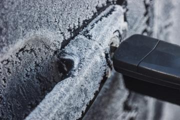 Frozen Car Door Lock at winter time- Stock Photo or Stock Video of rcfotostock | RC Photo Stock