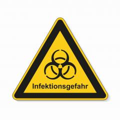 German word Infektionsgefahr (infection risk) during corona Coronavirus 2019-nCoV. Corona virus quarantine infection attention sign. safety signs, warning Sign, Danger symbol BGV Pandemic.Vector Eps10 : Stock Photo or Stock Video Download rcfotostock photos, images and assets rcfotostock | RC Photo Stock.: