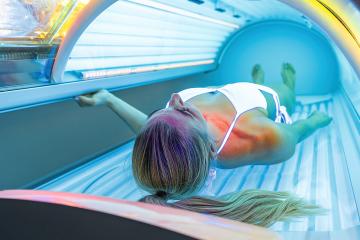 girl sunbathing in the solarium- Stock Photo or Stock Video of rcfotostock | RC Photo Stock