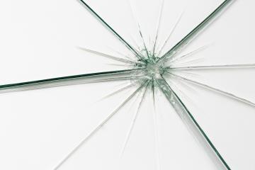 glass crack splitter Broken window on white gray background- Stock Photo or Stock Video of rcfotostock | RC-Photo-Stock