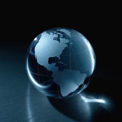 Glass Planet Globe on metal background- Stock Photo or Stock Video of rcfotostock | RC Photo Stock