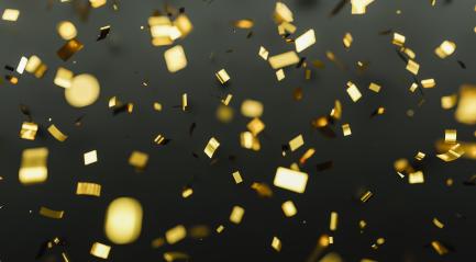 Gold glitter texture on black background. Golden explosion of confetti. Golden grainy abstract texture on black background.- Stock Photo or Stock Video of rcfotostock | RC Photo Stock