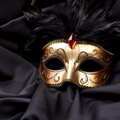 gold mask on black silk- Stock Photo or Stock Video of rcfotostock | RC-Photo-Stock