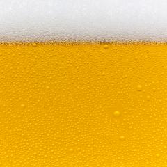 Golden Beer foam crown with waterdrops of condensation- Stock Photo or Stock Video of rcfotostock | RC-Photo-Stock