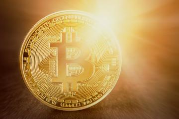 Golden bitcoin with shine. conceptual image for crypto currency.- Stock Photo or Stock Video of rcfotostock | RC Photo Stock