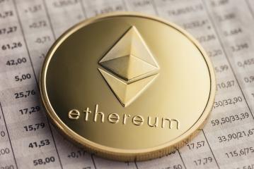 Golden ethereum coin on exchange chart news paper- Stock Photo or Stock Video of rcfotostock | RC Photo Stock