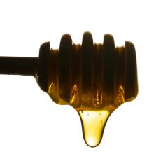 golden honey drop on a wooden drizzler- Stock Photo or Stock Video of rcfotostock | RC-Photo-Stock