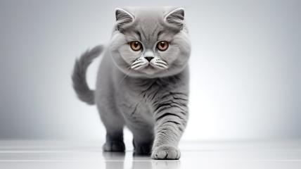 Gray cat walking towards the camera
 : Stock Photo or Stock Video Download rcfotostock photos, images and assets rcfotostock | RC Photo Stock.: