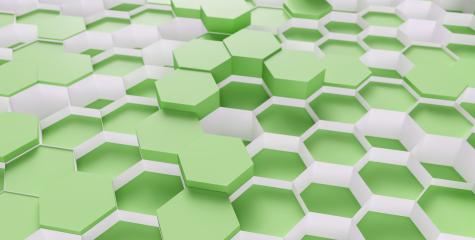 green Hexagon Background - 3D rendering - Illustration - Stock Photo or Stock Video of rcfotostock | RC Photo Stock