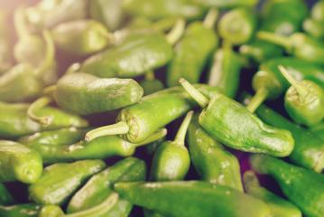 green peppers background - texture of green pepper, chili- Stock Photo or Stock Video of rcfotostock | RC-Photo-Stock