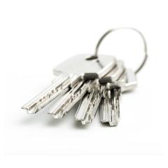 group of silver keys isolated on white background- Stock Photo or Stock Video of rcfotostock | RC Photo Stock