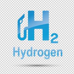 H2 Hydrogen filling Gas Pump station logo icon isolated on checked background. H2 station sign. Vector illustration. Eps 10 vector file.- Stock Photo or Stock Video of rcfotostock | RC Photo Stock