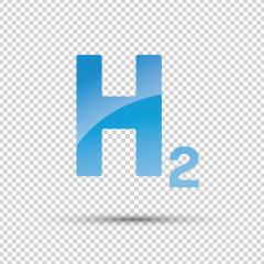 H2 Hydrogen logo icon isolated on checked background. H2 sign. Vector illustration. Eps 10 vector file.- Stock Photo or Stock Video of rcfotostock | RC-Photo-Stock