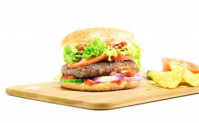 Hamburger - homemade burger with fresh vegetables : Stock Photo or Stock Video Download rcfotostock photos, images and assets rcfotostock | RC-Photo-Stock.: