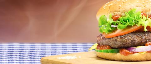 Hamburger - homemade burger with fresh vegetables : Stock Photo or Stock Video Download rcfotostock photos, images and assets rcfotostock | RC-Photo-Stock.: