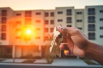 Hand holding keys with a sunset and building in the background
- Stock Photo or Stock Video of rcfotostock | RC Photo Stock