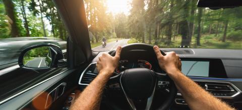 hands of car driver on steering wheel, road trip, driving on highway road- Stock Photo or Stock Video of rcfotostock | RC-Photo-Stock