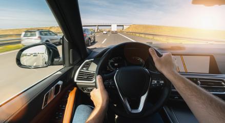 hands of car driver on steering wheel, road trip, driving on highway road- Stock Photo or Stock Video of rcfotostock | RC-Photo-Stock