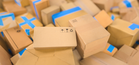 Heap of cardboard delivery boxes or parcels. Warehouse or delivery concept image : Stock Photo or Stock Video Download rcfotostock photos, images and assets rcfotostock | RC-Photo-Stock.: