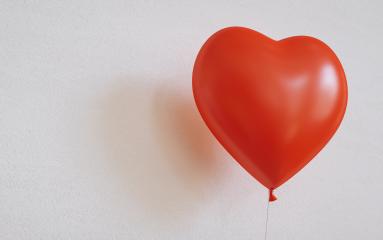 heart balloon on a wall - 3D Rendering- Stock Photo or Stock Video of rcfotostock | RC Photo Stock