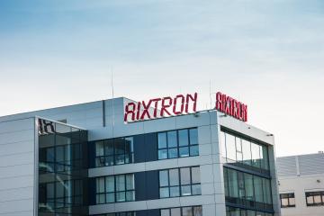 HERZOGENRATH, GERMANY MARCH, 2017: Aixtron Mechanical engineering company. The company produces equipment for the production of compound semiconductors and other multicomponent materials. : Stock Photo or Stock Video Download rcfotostock photos, images and assets rcfotostock | RC Photo Stock.:
