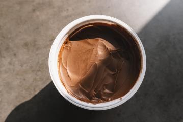 homemade hazelnut spread in plastic bowl. Hazelnut Nougat cream. : Stock Photo or Stock Video Download rcfotostock photos, images and assets rcfotostock | RC Photo Stock.: