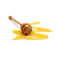 Honey dipper with fresh honey isolated on white background- Stock Photo or Stock Video of rcfotostock | RC Photo Stock