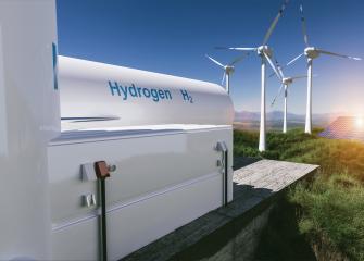 Hydrogen renewable energy production - hydrogen gas for clean electricity solar and windturbine facility. 3d rendering. : Stock Photo or Stock Video Download rcfotostock photos, images and assets rcfotostock | RC Photo Stock.: