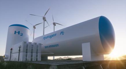 Hydrogen renewable energy production - hydrogen gas for clean electricity solar and windturbine facility. 3d rendering. : Stock Photo or Stock Video Download rcfotostock photos, images and assets rcfotostock | RC-Photo-Stock.: