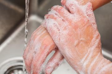 Hygiene. Woman Cleaning Hands. Washing hands with soap prevention for China pathogen respiratory coronavirus 2019-ncov flu outbreak. Dangerous asian ncov corona virus, SARS pandemic risk concept- Stock Photo or Stock Video of rcfotostock | RC Photo Stock