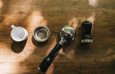 Individual parts of classic coffee maker from a barista arranged on wooden table top shot from above : Stock Photo or Stock Video Download rcfotostock photos, images and assets rcfotostock | RC Photo Stock.: