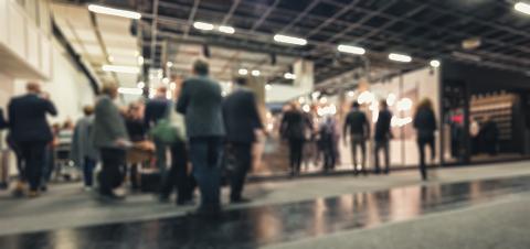 Intentionally blurred trade show background- Stock Photo or Stock Video of rcfotostock | RC-Photo-Stock