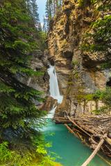 Johnston canyon Lower Falls Canada  : Stock Photo or Stock Video Download rcfotostock photos, images and assets rcfotostock | RC Photo Stock.: