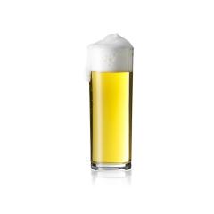 Kölsch beer glass carnival dom with foam crown on white background with reflection exempted- Stock Photo or Stock Video of rcfotostock | RC Photo Stock