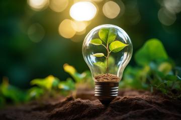 Light bulb with plant growing inside, symbolizing eco ideas
- Stock Photo or Stock Video of rcfotostock | RC Photo Stock