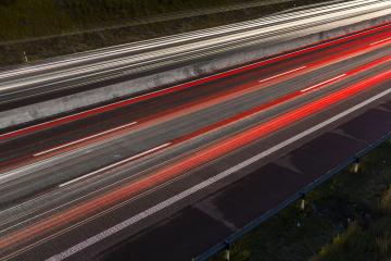 light trails on a freeway at night- Stock Photo or Stock Video of rcfotostock | RC-Photo-Stock