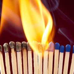 Line of burning matches : Stock Photo or Stock Video Download rcfotostock photos, images and assets rcfotostock | RC Photo Stock.: