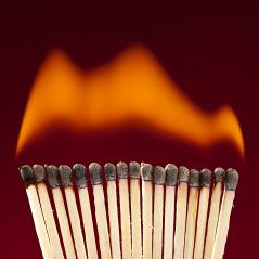 Line of burning matches- Stock Photo or Stock Video of rcfotostock | RC Photo Stock