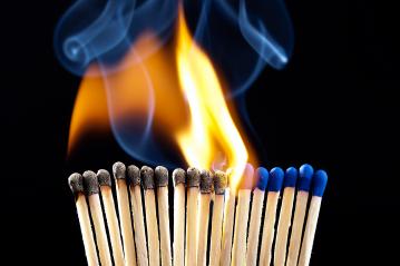 Line of burning matches- Stock Photo or Stock Video of rcfotostock | RC Photo Stock