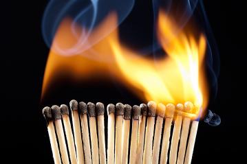 Line of burning matches- Stock Photo or Stock Video of rcfotostock | RC-Photo-Stock