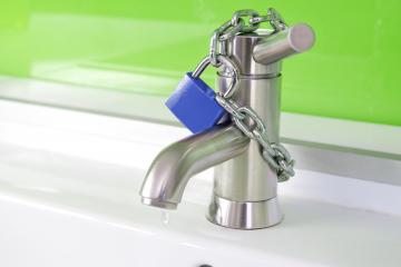 Locked Water Faucet- Stock Photo or Stock Video of rcfotostock | RC-Photo-Stock