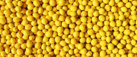 Lots of yellow Lemons s a background, banner size- Stock Photo or Stock Video of rcfotostock | RC-Photo-Stock